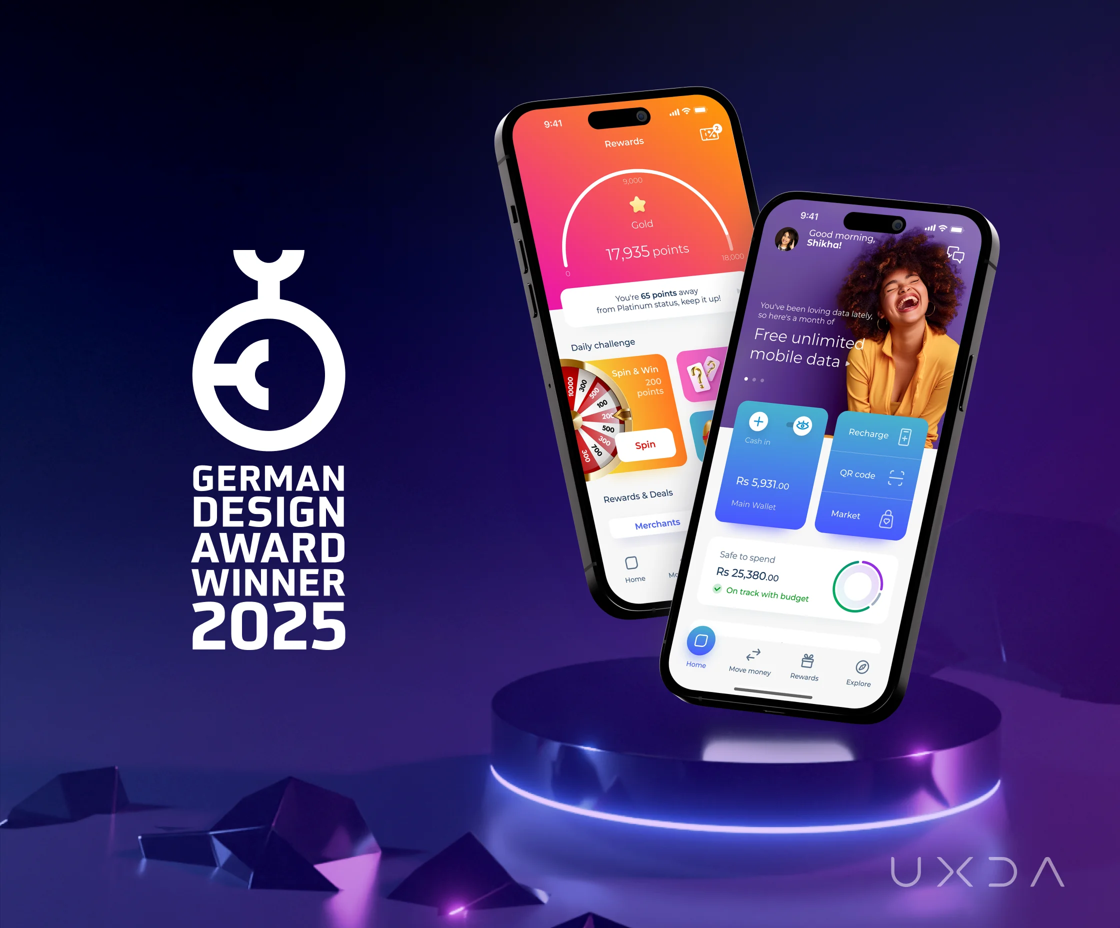 UXDA wins German Design Award 2025 my.t money superapp