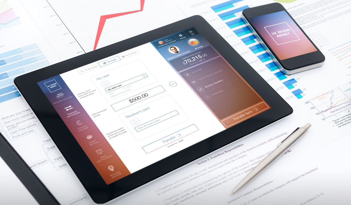 Online Banking UX Design - Transfer Money