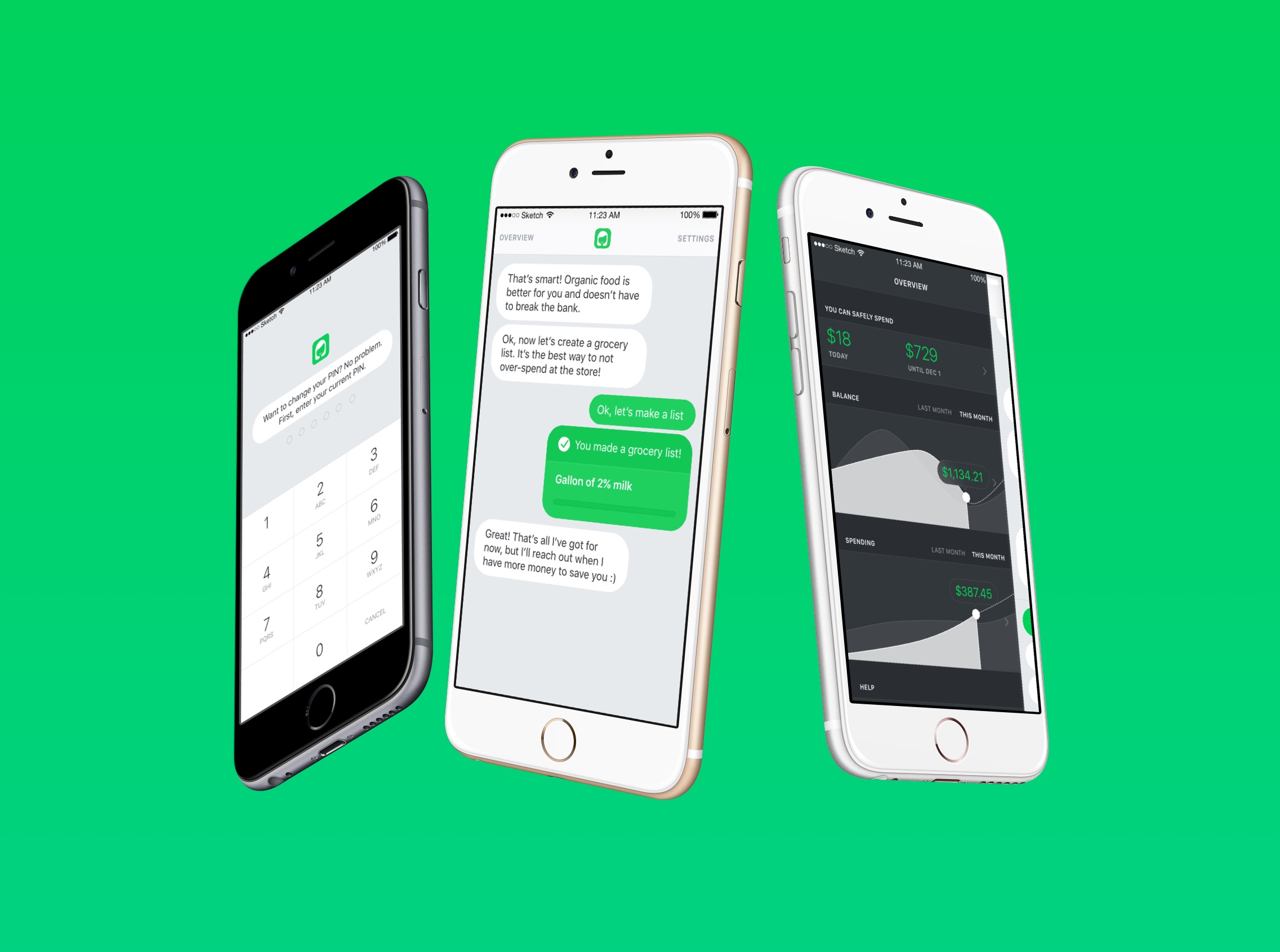 Financial UX Design Saving People's Lives Olivia AI personal finance app