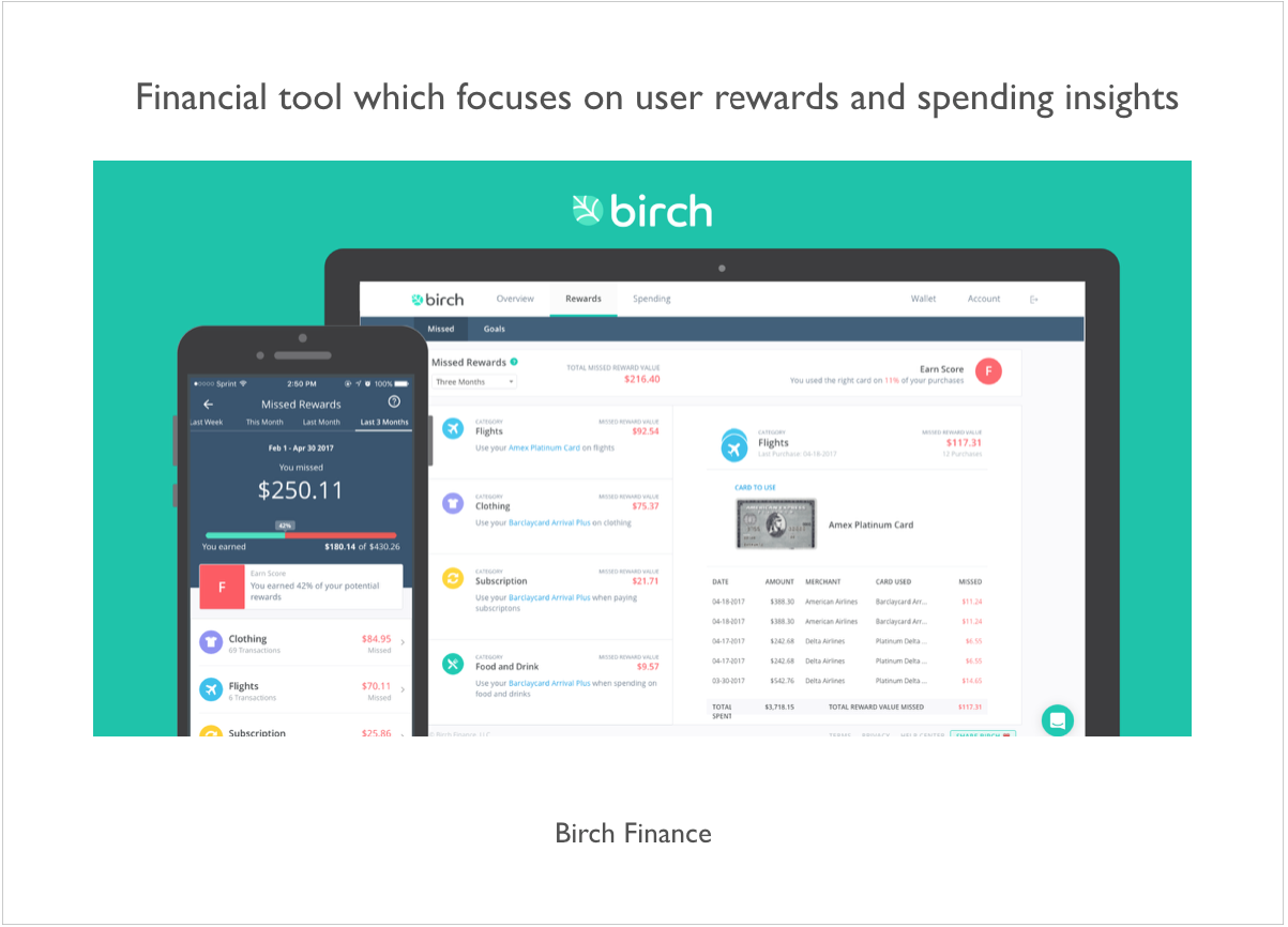 financial-tool-ux-design-rewards-spending-insight-banking