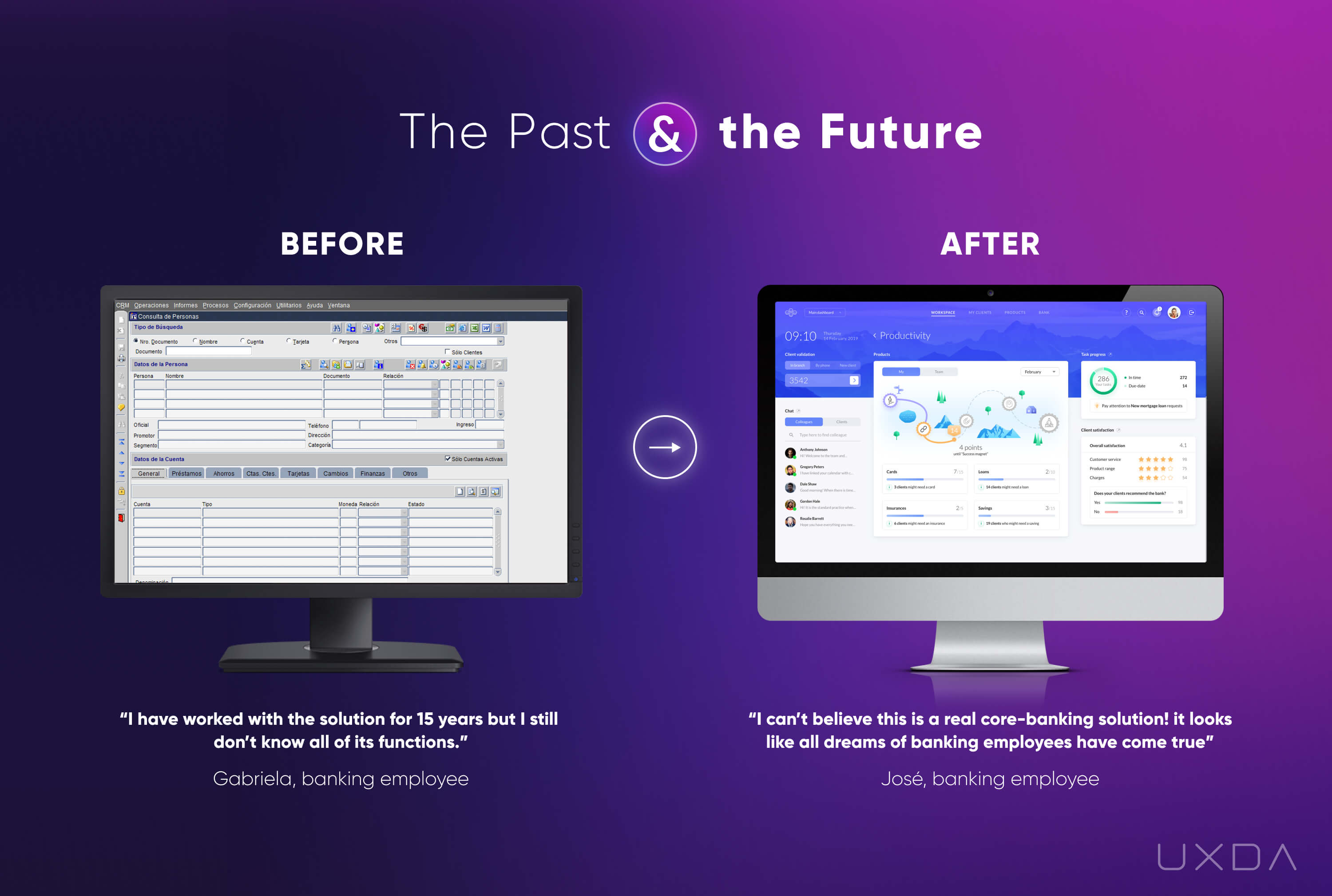 Bonding Digital Banking Brands Customers Financial UX Design before after core banking