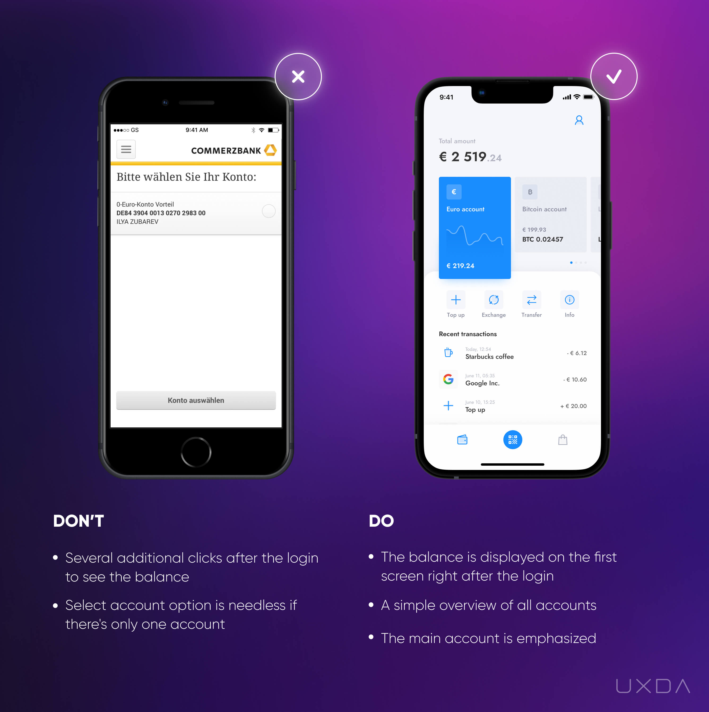 Fintech App Design for for Best Fintech UI and UX - Balance