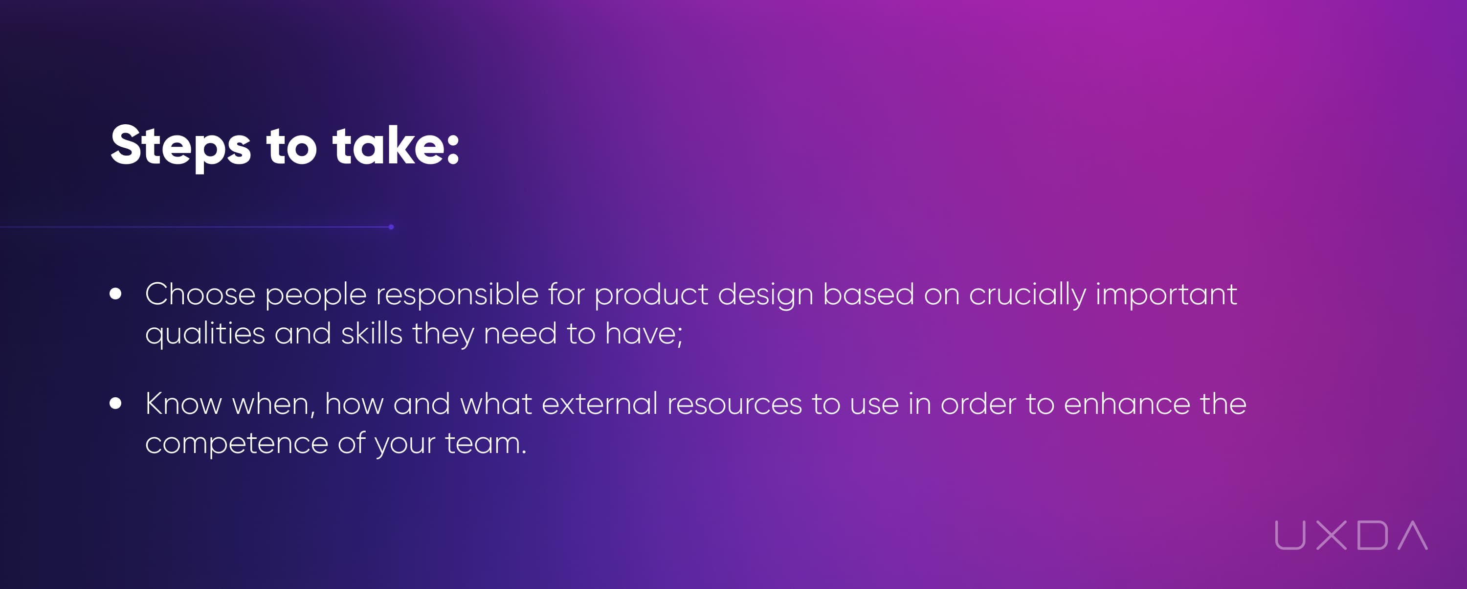 Financial UX Methodology Design Pyramid Product steps to take choose people skills