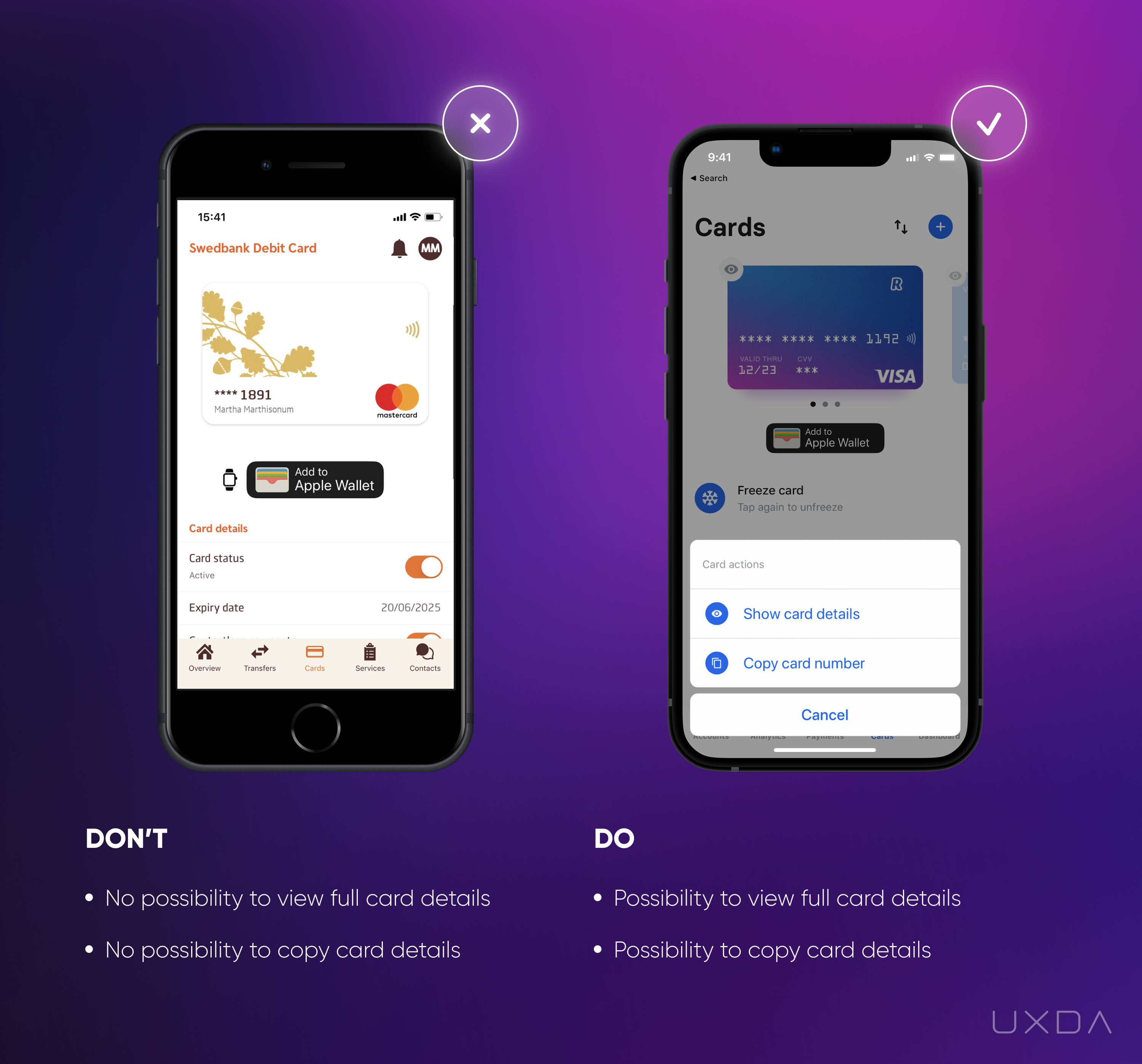 Fintech App Design for for Best Fintech UI and UX - Card Details Revolut 