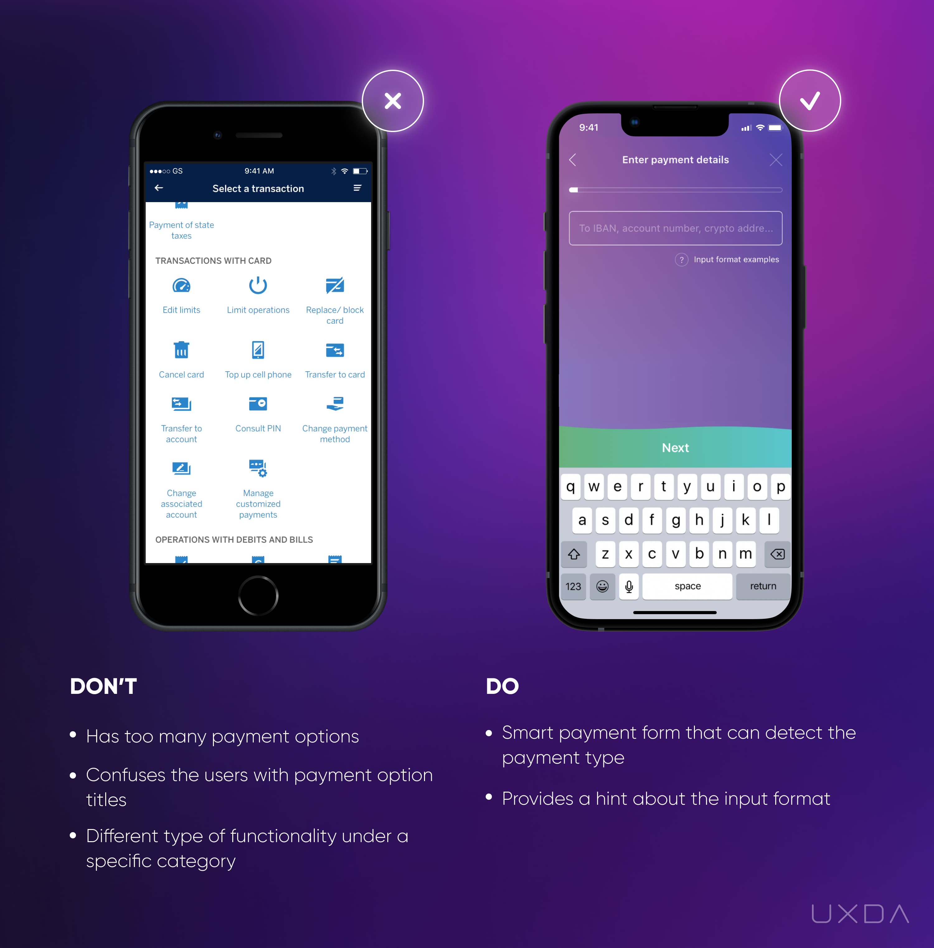 Fintech UI Design Improve Mobile Banking Usability - Money Transfers Effortless