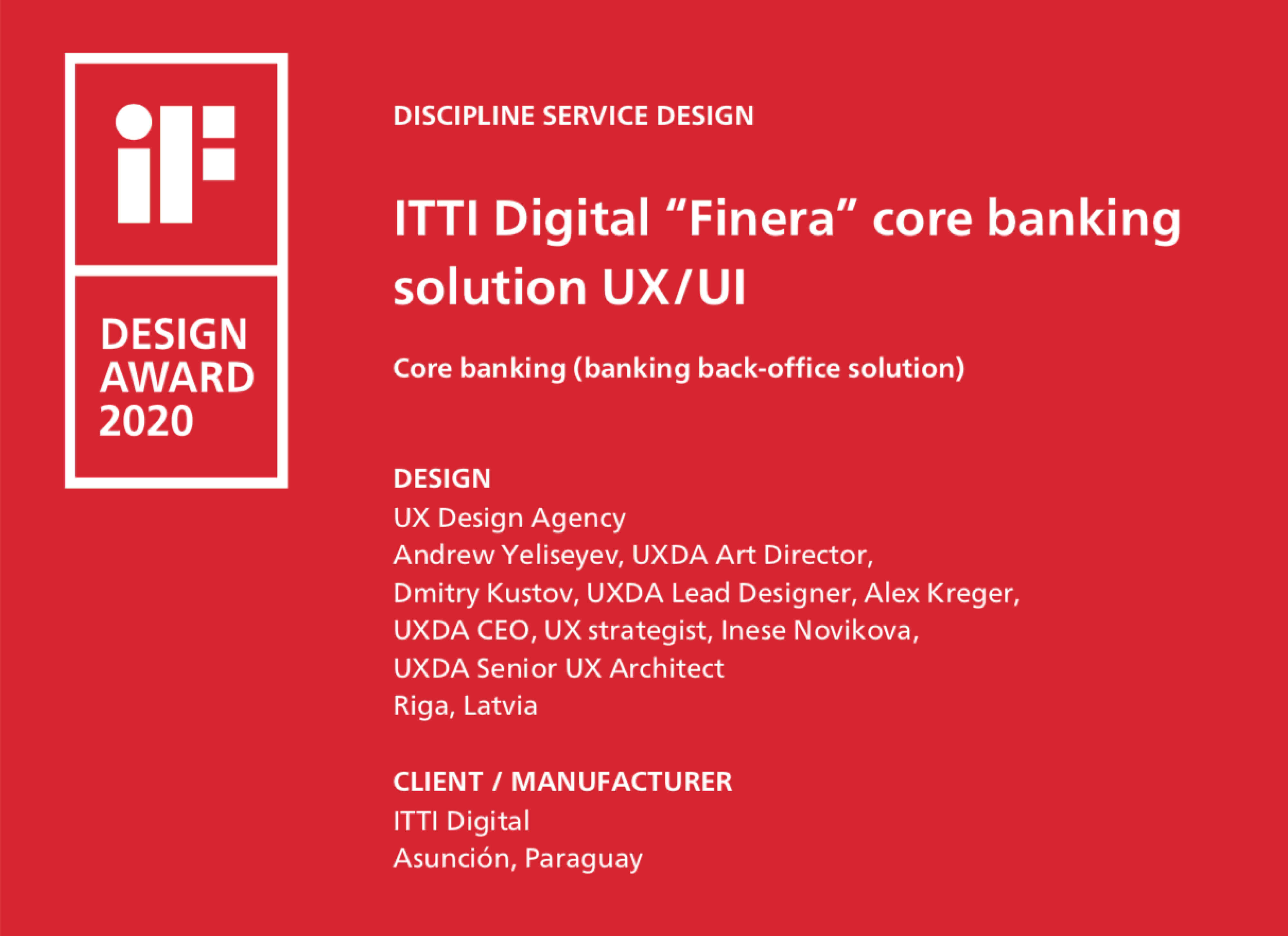 UXDA Wins the World-Famous IF Design Award 2022