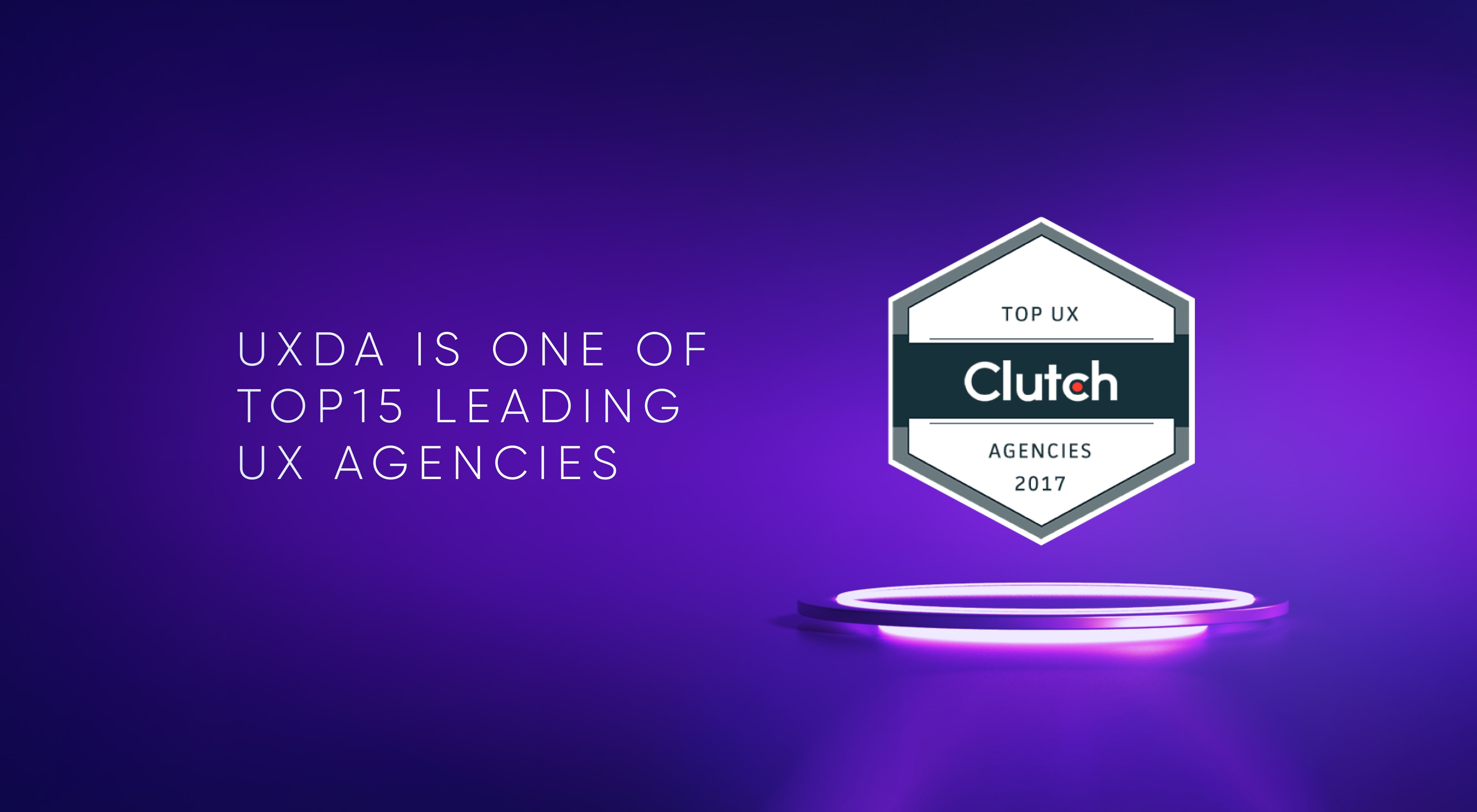 UXDA Is One of TOP15 Leading UX Agencies