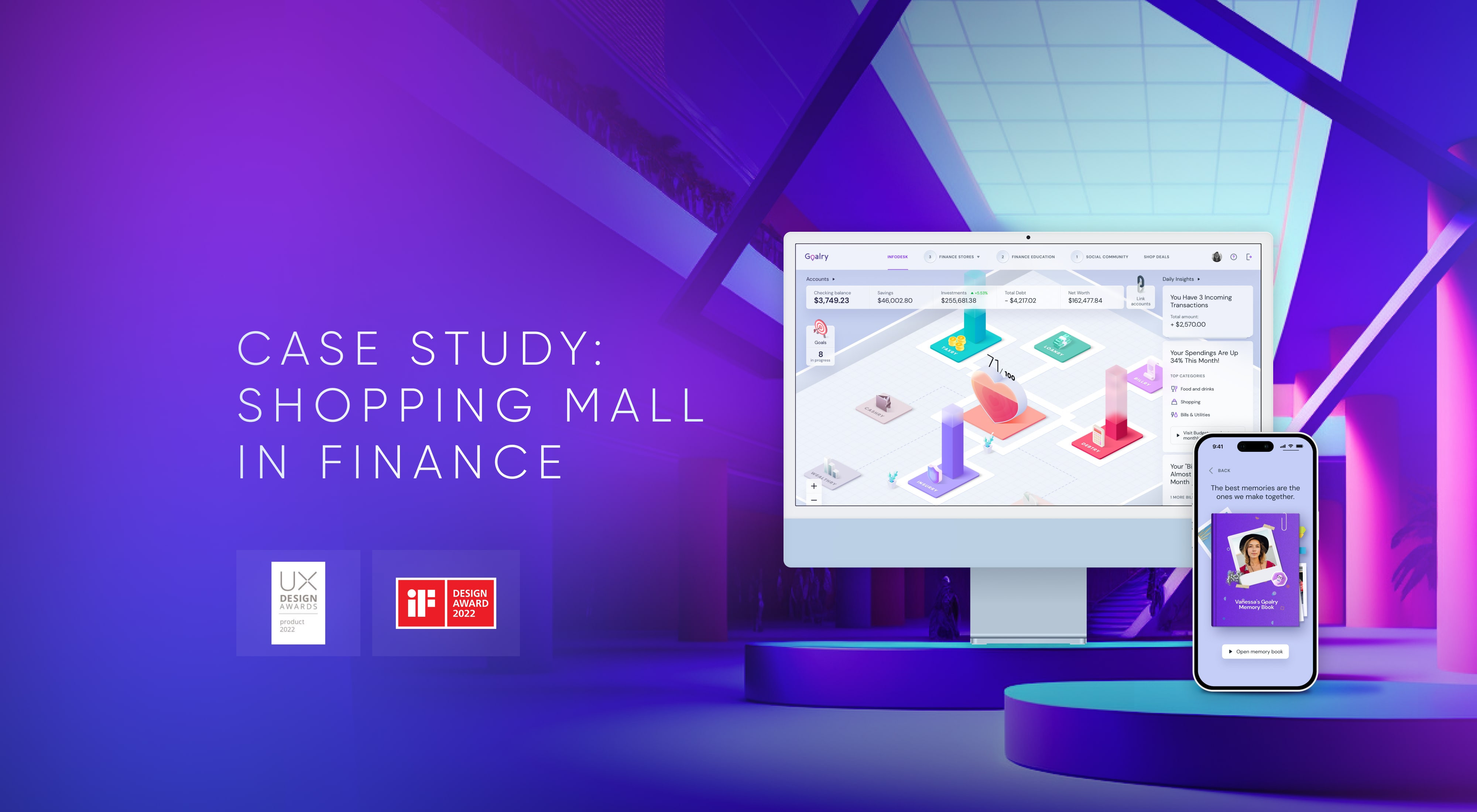 Goalry UX Case Study: Immersive Mall Experience Beyond Finance