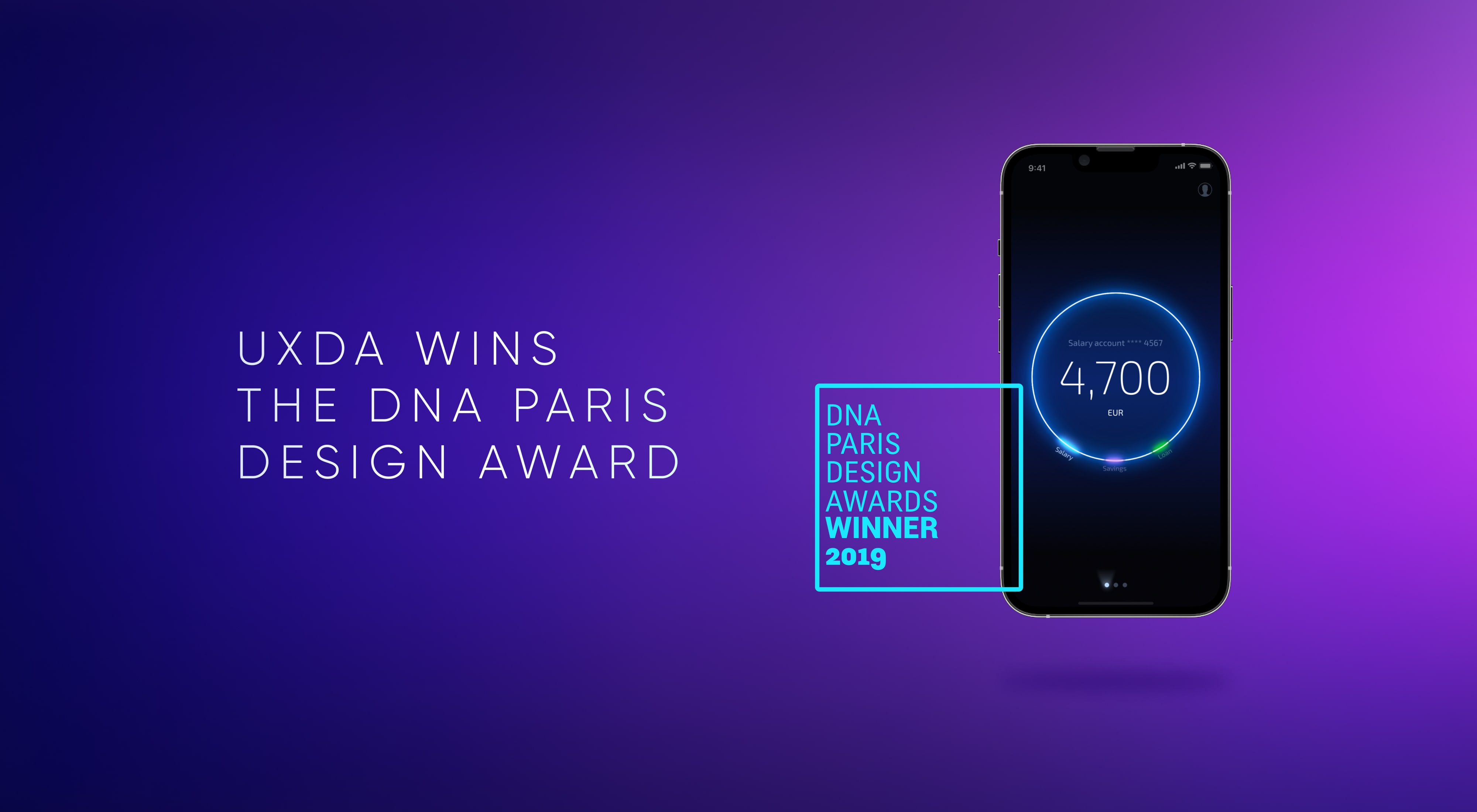 UXDA Wins The Prestigious DNA Paris Design Award
