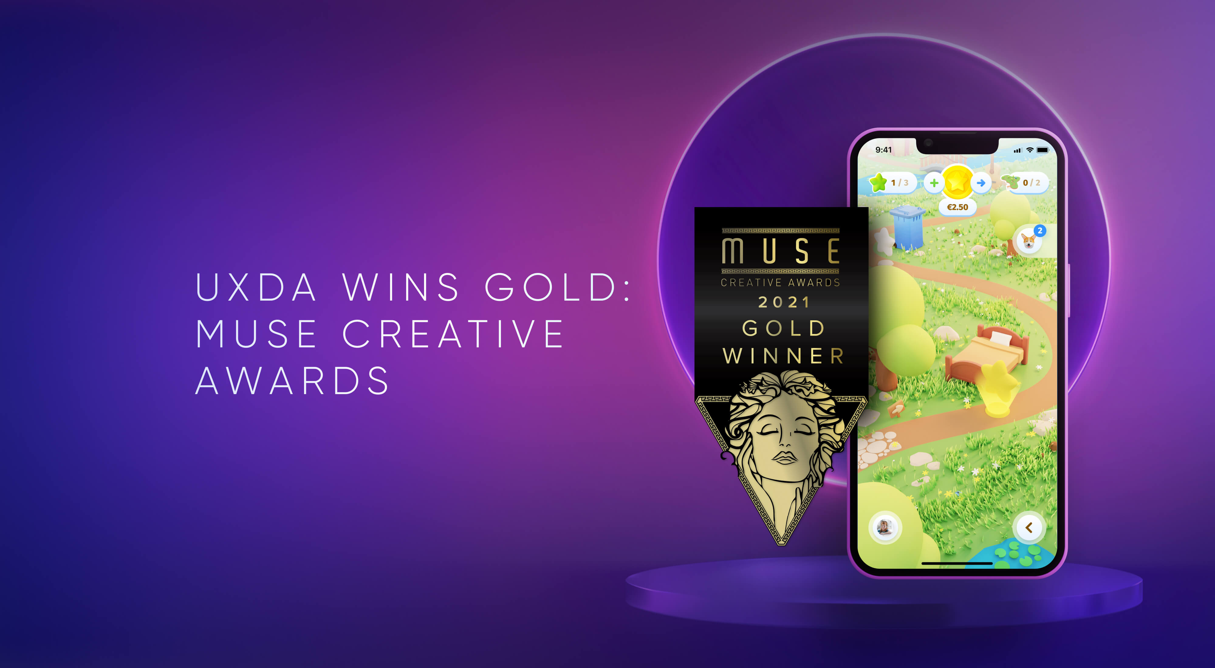 UXDA Wins Gold At The MUSE Creative Awards 2021